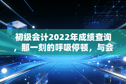 详细阅读:初级会计2022年成绩查询,那一刻的呼吸停顿,与会计人的进阶之路 初级会计2022年成绩查询,那一刻的呼吸停顿,与会计人的进阶之路