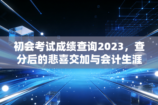 初会考试成绩查询2023,查分后的悲喜交加与会计生涯的真正起点