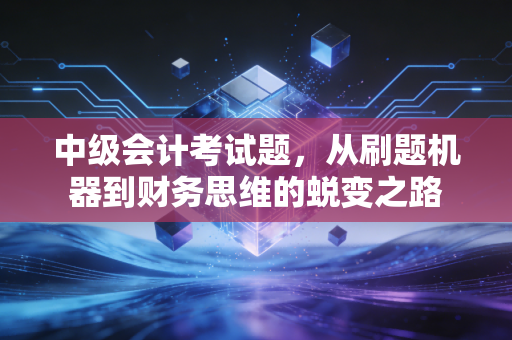 中级会计考试题,从刷题机器到财务思维的蜕变之路