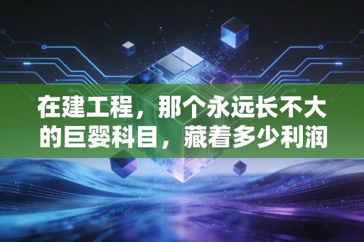 在建工程，那个永远长不大的巨婴科目，藏着多少利润的秘密？