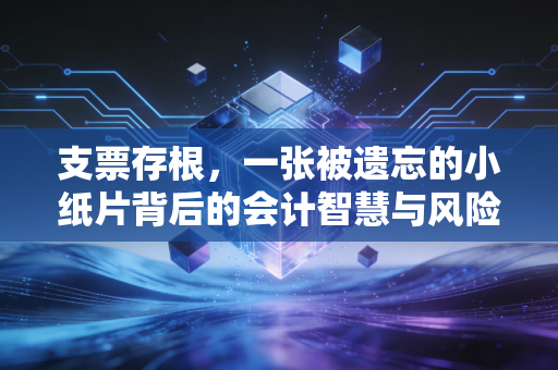 支票存根,一张被遗忘的小纸片背后的会计智慧与风险控制