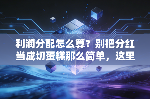 利润分配怎么算?别把分红当成切蛋糕那么简单,这里有注会视角的硬核逻辑