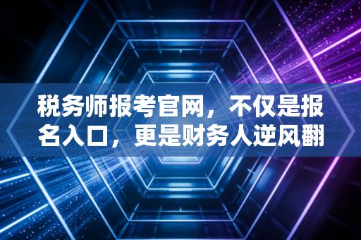 税务师报考官网,不仅是报名入口,更是财务人逆风翻盘的起跑线