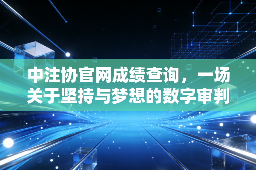 中注协官网成绩查询，一场关于坚持与梦想的数字审判