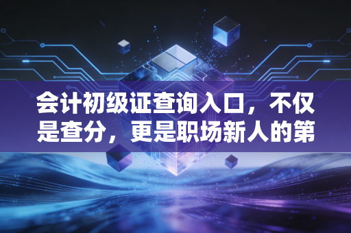 会计初级证查询入口,不仅是查分,更是职场新人的第一道分水岭