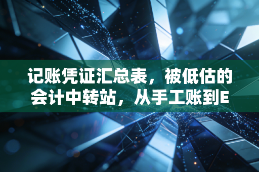 记账凭证汇总表,被低估的会计中转站,从手工账到ERP的逻辑演变