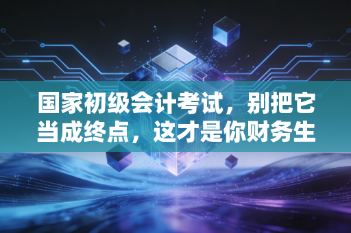 国家初级会计考试，别把它当成终点，这才是你财务生涯真正的入场券