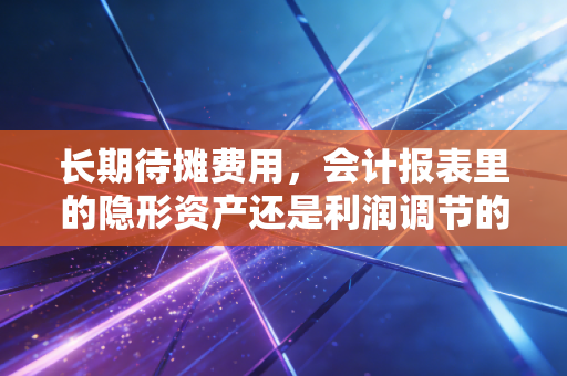 长期待摊费用,会计报表里的隐形资产还是利润调节的蓄水池?