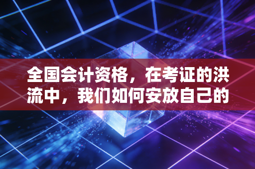 全国会计资格,在考证的洪流中,我们如何安放自己的职业焦虑与未来?