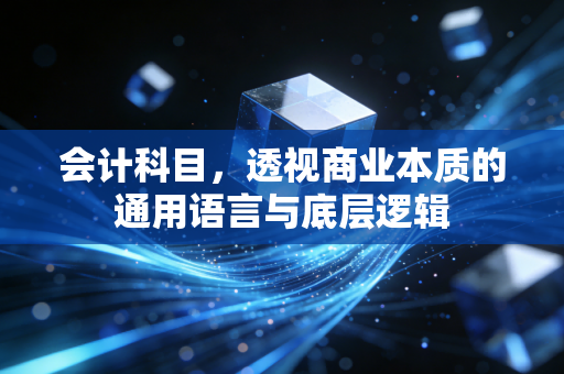 详细阅读:会计科目,透视商业本质的通用语言与底层逻辑 会计科目,透视商业本质的通用语言与底层逻辑