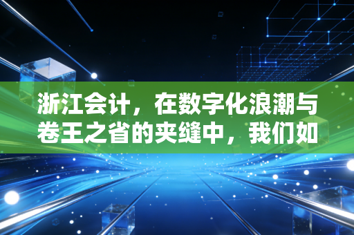 浙江会计,在数字化浪潮与卷王之省的夹缝中,我们如何破局重生?
