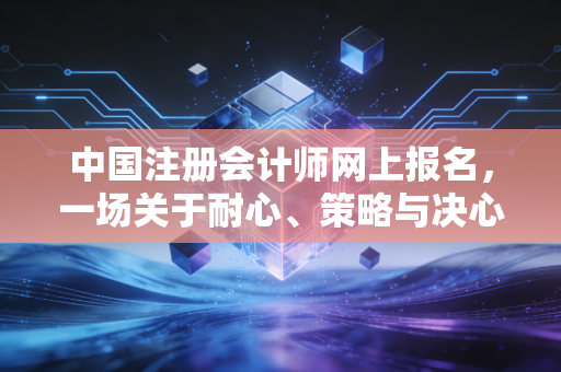 中国注册会计师网上报名,一场关于耐心、策略与决心的通关游戏
