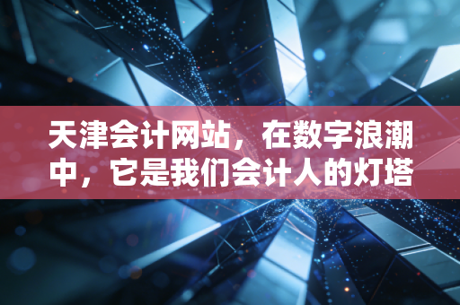天津会计网站,在数字浪潮中,它是我们会计人的灯塔还是紧箍咒?