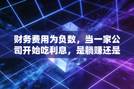 财务费用为负数,当一家公司开始吃利息,是躺赚还是资源浪费?