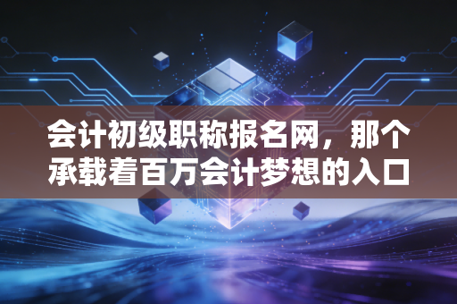 会计初级职称报名网，那个承载着百万会计梦想的入口，到底改变了什么？