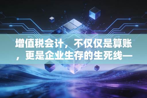 增值税会计,不仅仅是算账,更是企业生存的生死线——一位老会计的真心话