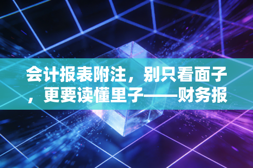 会计报表附注,别只看面子,更要读懂里子——财务报表背后的真相与博弈