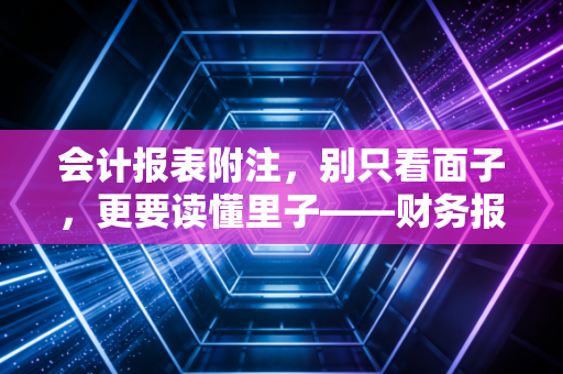 会计报表附注,别只看面子,更要读懂里子——财务报表背后的真相与博弈