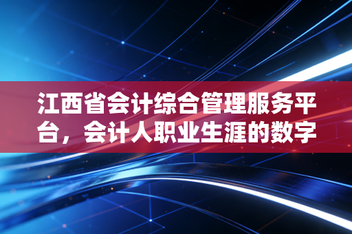 江西省会计综合管理服务平台,会计人职业生涯的数字摆渡人,爱恨交织的日常