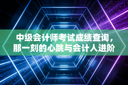 中级会计师考试成绩查询,那一刻的心跳与会计人进阶的真实写照