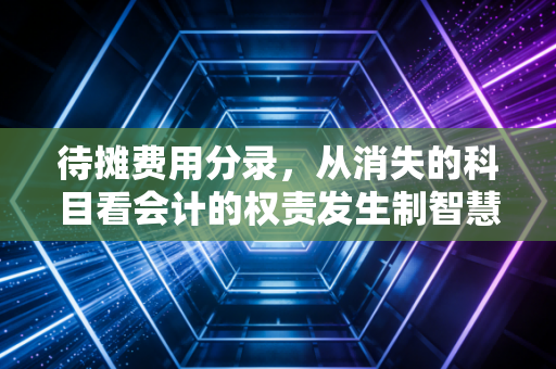 待摊费用分录,从消失的科目看会计的权责发生制智慧