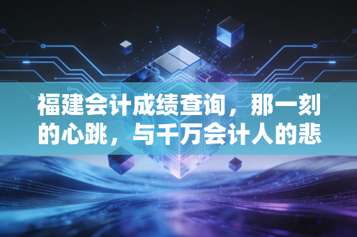 福建会计成绩查询,那一刻的心跳,与千万会计人的悲喜共鸣