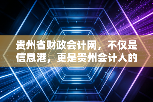 贵州省财政会计网,不仅是信息港,更是贵州会计人的职业灯塔与情感纽带
