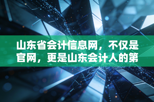 山东省会计信息网,不仅是官网,更是山东会计人的第二大脑——从考证到实操的深度指南
