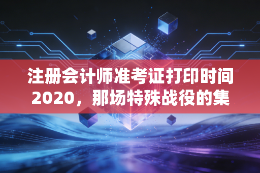 注册会计师准考证打印时间2020，那场特殊战役的集结号