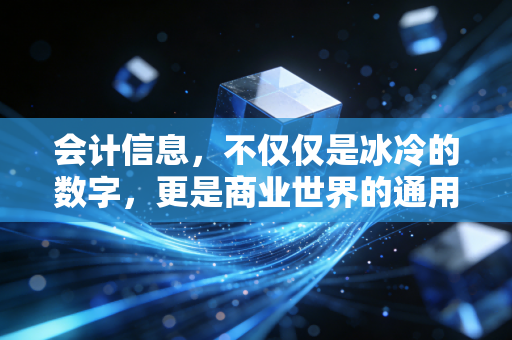 会计信息，不仅仅是冰冷的数字，更是商业世界的通用语言与照妖镜