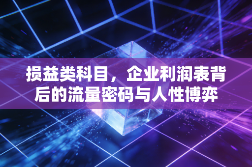 详细阅读:损益类科目,企业利润表背后的流量密码与人性博弈 损益类科目,企业利润表背后的流量密码与人性博弈