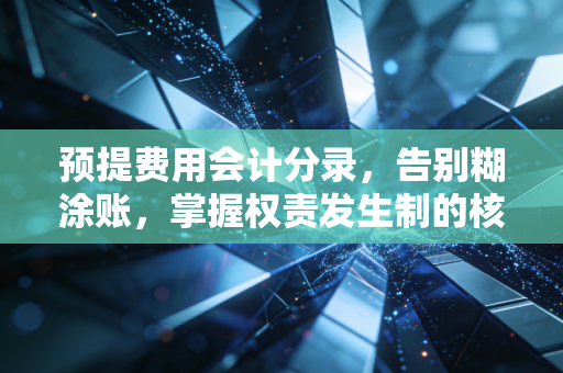 详细阅读:预提费用会计分录,告别糊涂账,掌握权责发生制的核心艺术 预提费用会计分录,告别糊涂账,掌握权责发生制的核心艺术