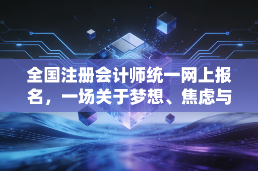 全国注册会计师统一网上报名,一场关于梦想、焦虑与手速的年度大戏