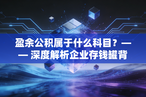 盈余公积属于什么科目?—— 深度解析企业存钱罐背后的财务智慧与生存法则