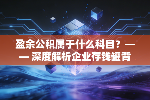 盈余公积属于什么科目?—— 深度解析企业存钱罐背后的财务智慧与生存法则