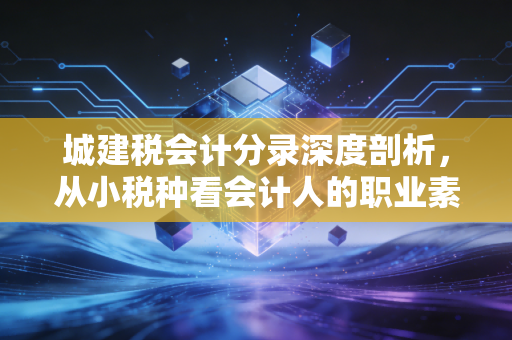 详细阅读:城建税会计分录深度剖析,从小税种看会计人的职业素养 城建税会计分录深度剖析,从小税种看会计人的职业素养