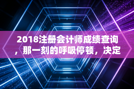 详细阅读:2018注册会计师成绩查询,那一刻的呼吸停顿,决定了我们下一年的路怎么走 2018注册会计师成绩查询,那一刻的呼吸停顿,决定了我们下一年的路怎么走
