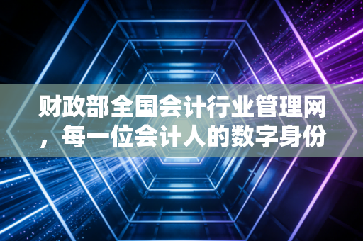 财政部全国会计行业管理网,每一位会计人的数字身份证与职业守护神