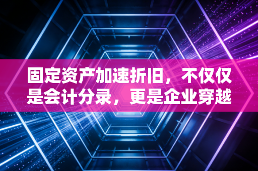固定资产加速折旧，不仅仅是会计分录，更是企业穿越周期的现金盾牌