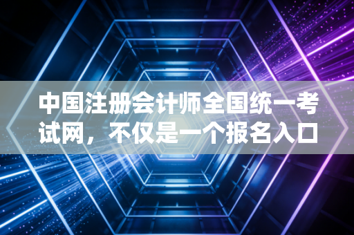 中国注册会计师全国统一考试网，不仅是一个报名入口，更是无数财务人的梦想战场