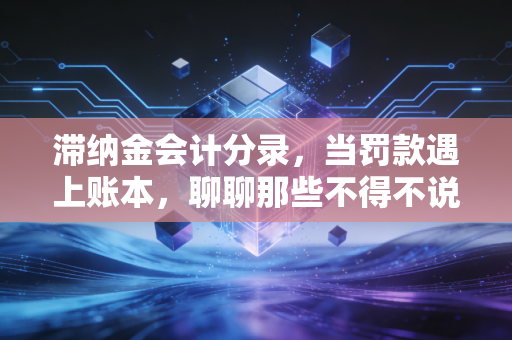 滞纳金会计分录,当罚款遇上账本,聊聊那些不得不说的税务痛