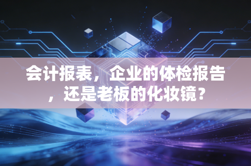 详细阅读:会计报表,企业的体检报告,还是老板的化妆镜? 会计报表,企业的体检报告,还是老板的化妆镜?