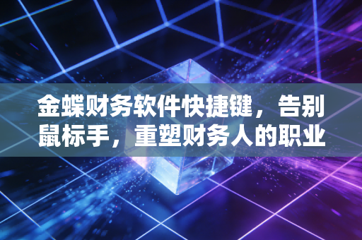 金蝶财务软件快捷键,告别鼠标手,重塑财务人的职业尊严
