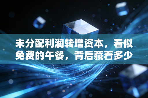 未分配利润转增资本,看似免费的午餐,背后藏着多少税务暗礁?