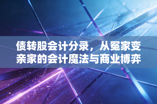 债转股会计分录，从冤家变亲家的会计魔法与商业博弈