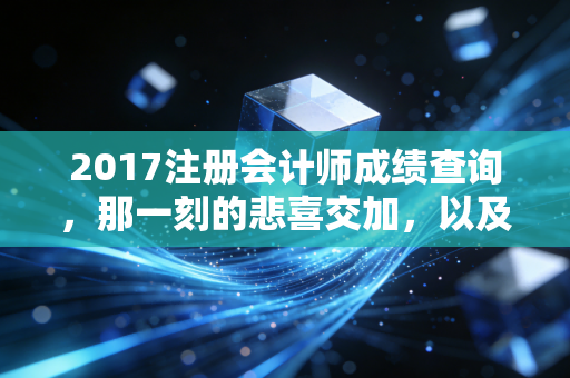 详细阅读:2017注册会计师成绩查询,那一刻的悲喜交加,以及我们为何坚持在这条路上狂奔 2017注册会计师成绩查询,那一刻的悲喜交加,以及我们为何坚持在这条路上狂奔