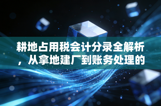 耕地占用税会计分录全解析,从拿地建厂到账务处理的实操避坑指南