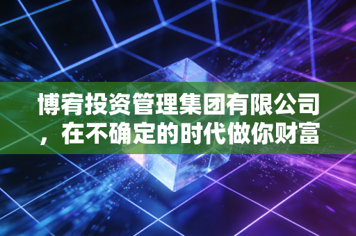 博宥投资管理集团有限公司，在不确定的时代做你财富的压舱石，一位CPA眼中的投资护城河