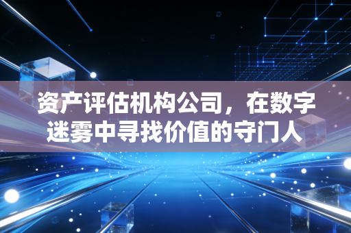 资产评估机构公司,在数字迷雾中寻找价值的守门人
