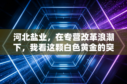 河北盐业，在专营改革浪潮下，我看这颗白色黄金的突围与坚守